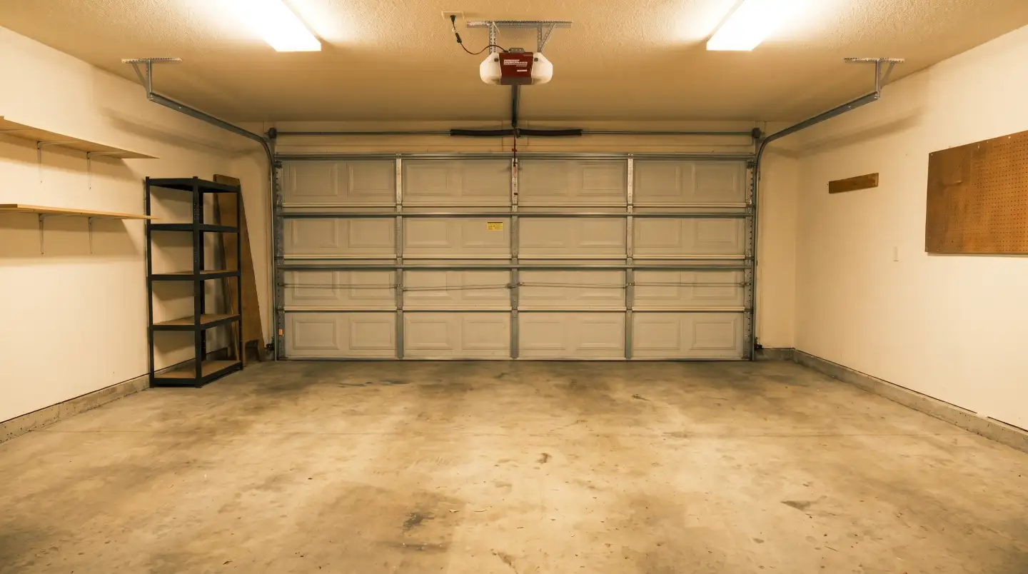 Clean garage after junk removal by Green Spot Hauling in Reno